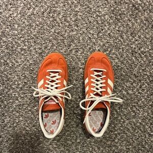 Adidas orange and white Spezial